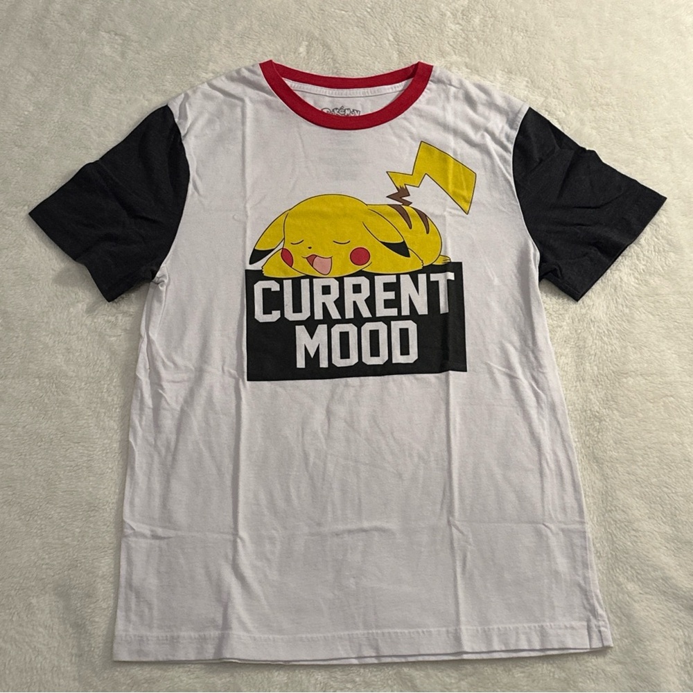 Pokemon‎ Pikachu T-Shirt Size Small Current Mood